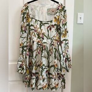 Agua By Agua Bendita Curuba Longsleeve Mini Dress M